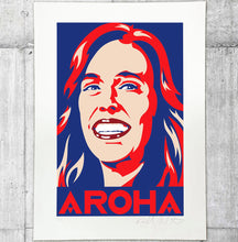 Load image into Gallery viewer, AROHA Ltd ed.  5 colour screenprint, signed and numbered.
