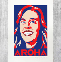 Load image into Gallery viewer, AROHA Ltd ed.  5 colour screenprint, signed and numbered.

